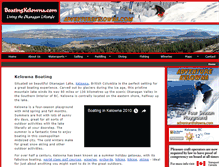 Tablet Screenshot of boatingkelowna.com
